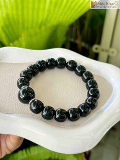 Vòng Tay Ngọc Hòa Điền Hạt 12(mm)