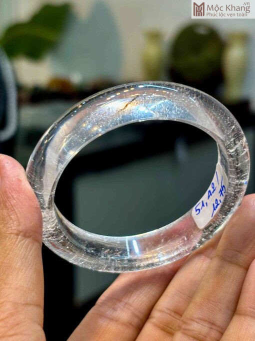 Vòng Thạch Anh Trắng Ni 50-60(mm)