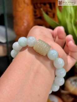 Vòng Tay Ngọc Hòa Điền Hạt 12 (mm)