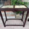 Bàn Gỗ Gụ Mặt Đá Cao 80 (cm)