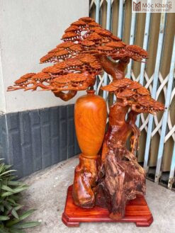 Bình Tùng Gỗ Hương Cao 89 (cm)