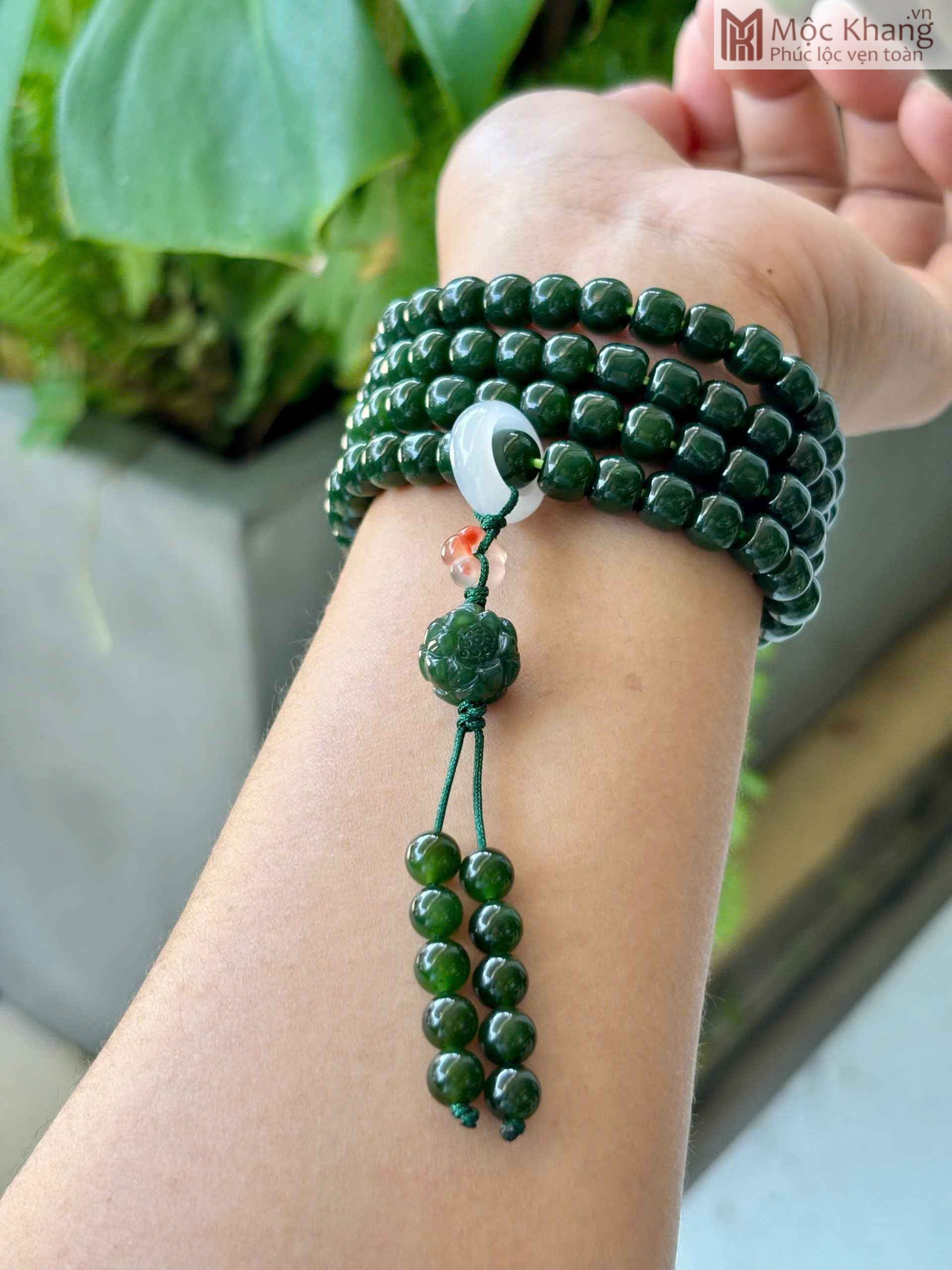 Chuỗi Tràng 108 Lu Thống Ngọc Bích Hạt 7,3 (mm) (1)_1 Chuỗi Tràng 108 Lu Thống Ngọc Bích Hạt 7,3 (mm)