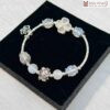 Lắc Bạc Moonstone Mix