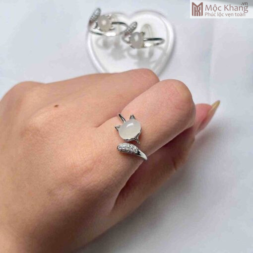 Nhẫn Hồ Ly Ngọc Hòa Điền