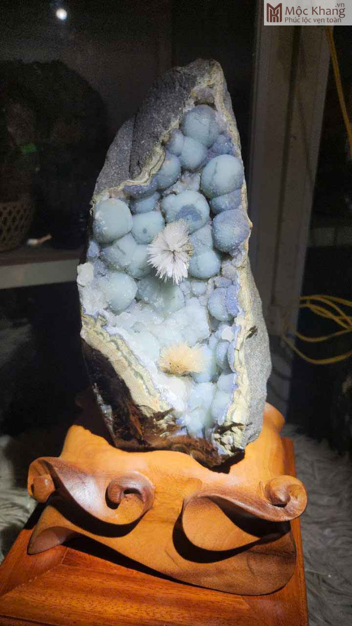 Hốc Tinh Thể Đá Auqmarine