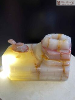 Ống Bút Ngọc Onyx Huyết