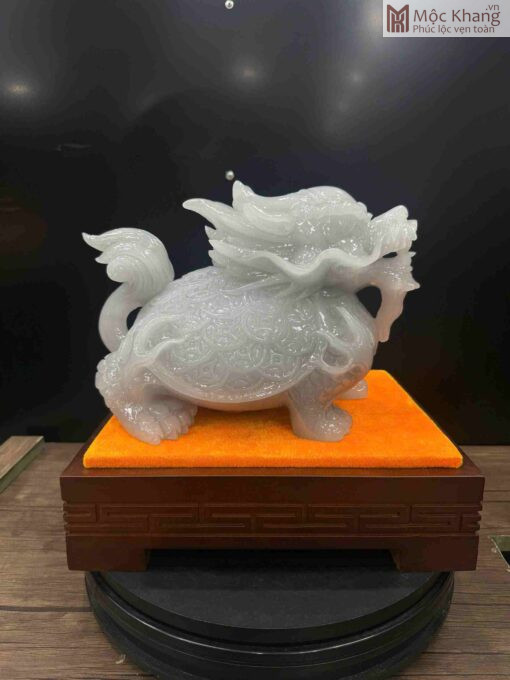 Tượng Long Quy Ngọc Onyx Cao 30 (cm)