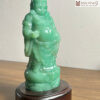 Tuong Phat Di Lac Thach Anh Xanh Cao 14 cm 2