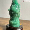 Tuong Phat Di Lac Thach Anh Xanh Cao 14 cm 3