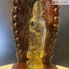 Tượng Quan Âm Thạch Anh Vàng Cao 15 (cm)