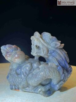 Tượng Rồng Sapphire Xanh Cao 9,5 (cm)