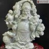 Tượng Thần Tài Ngọc Phỉ Thuý Cao 39 (cm)