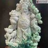 Tượng Thần Tài Ngọc Phỉ Thuý Cao 48 (cm)