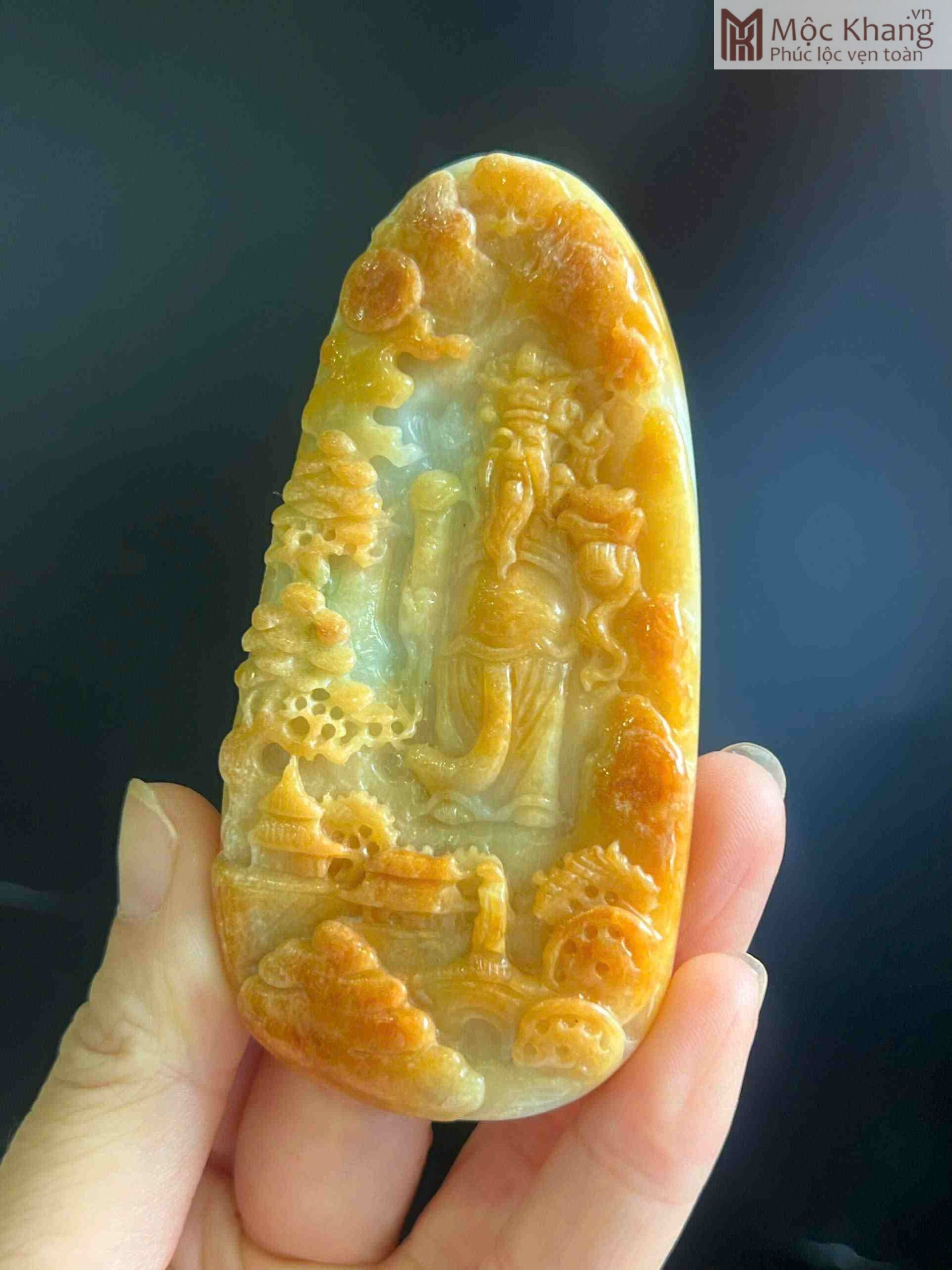 Tượng Thần Tài Ngọc Phỉ Thúy Hoàng Phỉ Cao 9 (cm) (5)_5 Tuong Than Tai Ngoc Phi Thuy Hoang Phi Cao 9 cm 5 5 scaled
