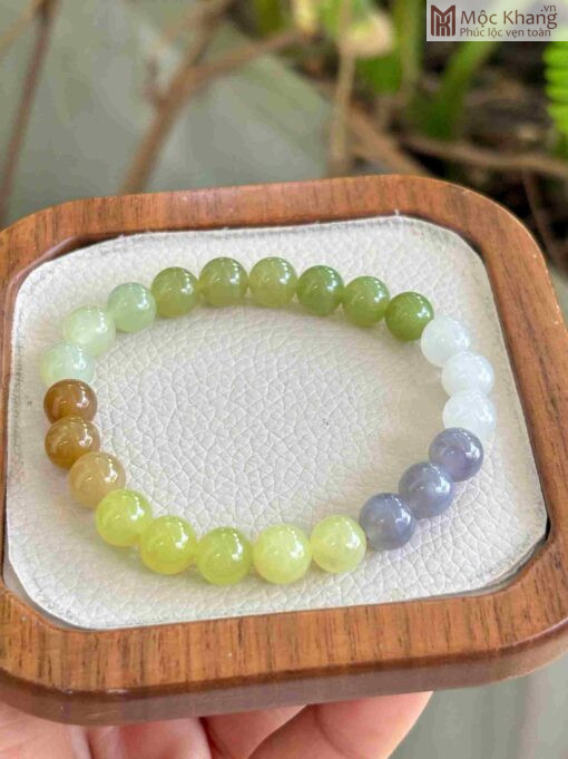 Vòng Đa Bảo Ngọc Hòa Điền Hạt 8(mm)