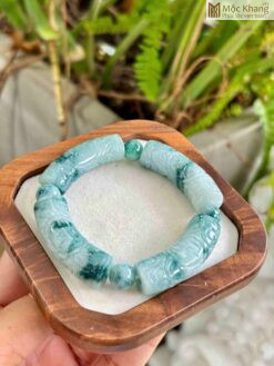 Vòng Tay Cẩm Thạch Hạt 13 (mm)