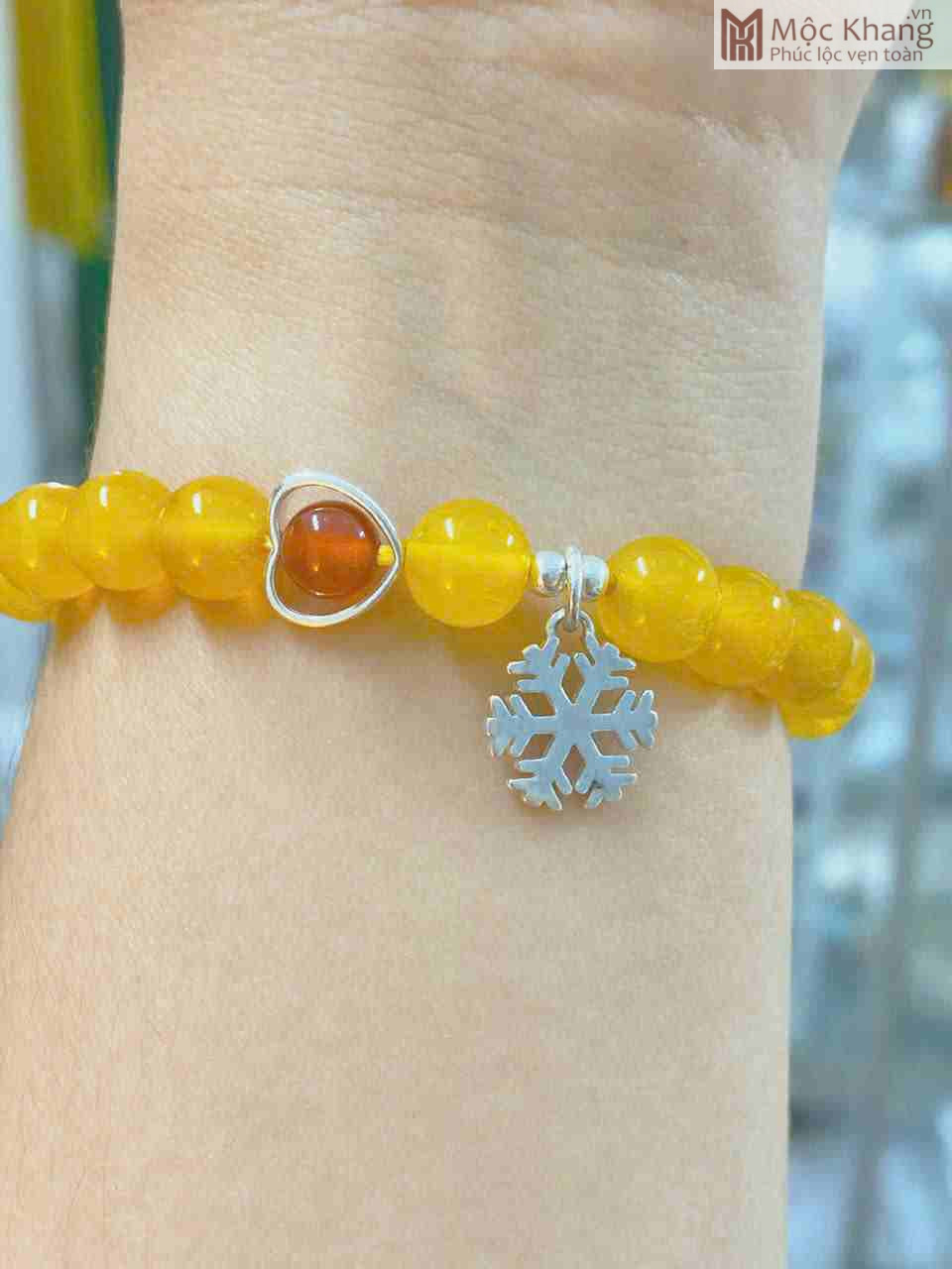 Vòng Tay Mã Não Vàng Hạt 8 (mm) (1)_1 Vong Tay Ma Nao Vang Hat 8 mm 1 1