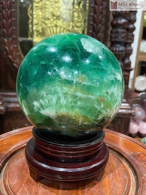 Bi Cầu Đá Fluorite Đường Kính 16(cm)