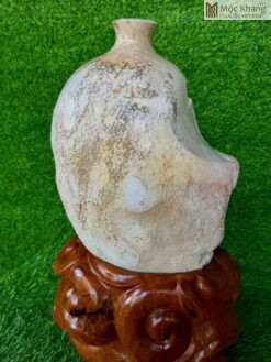 Bình Gỗ Hóa Thạch Cao 47(cm)