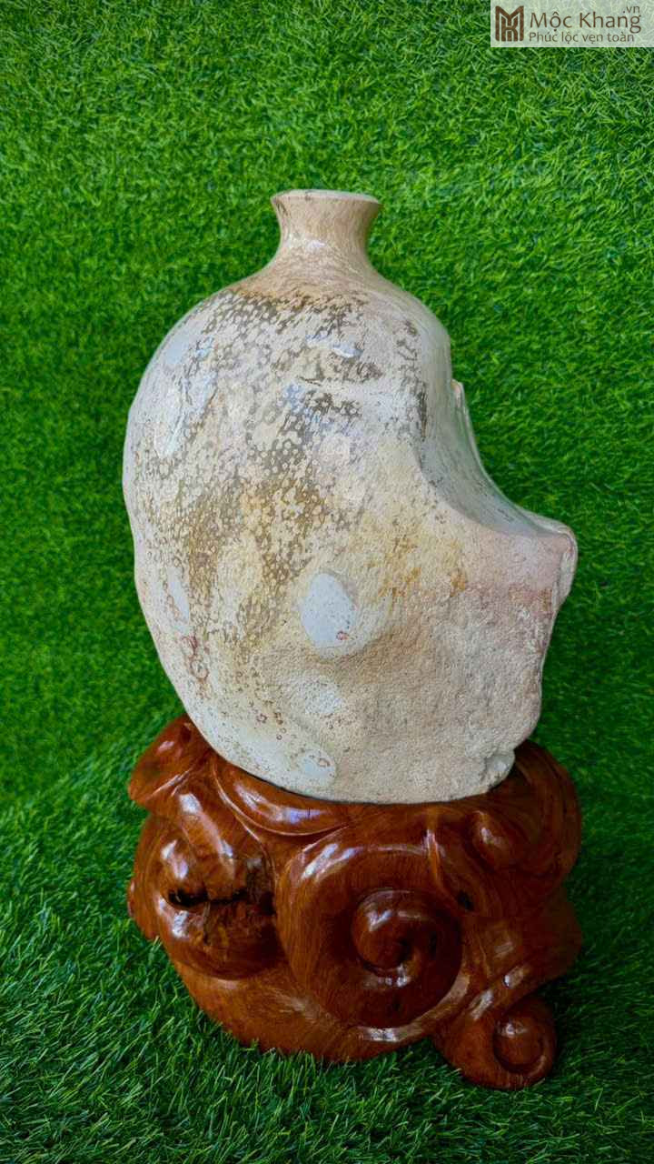 binh-go-hoa-thach-cao-47cm (3) Bình Gỗ Hóa Thạch Cao 47(cm)