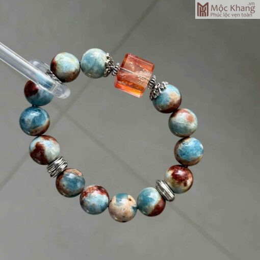 Chuỗi Aquamarine Hạt 13.8(mm)
