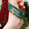 Chuỗi Lam Ngọc Mix Charm Hạt 6(mm)