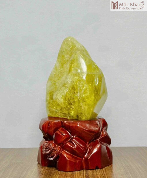 Đá Cảnh Thạch Anh Vàng Cao 25(cm)