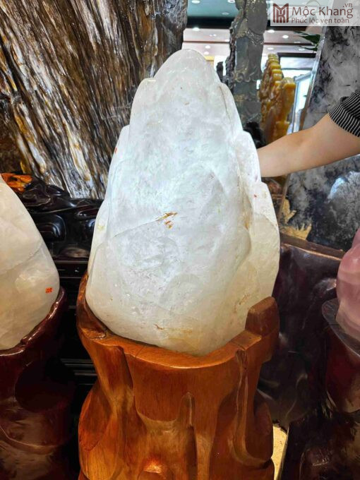 Đại Cảnh Thạch Anh Trắng Cao 60(cm)
