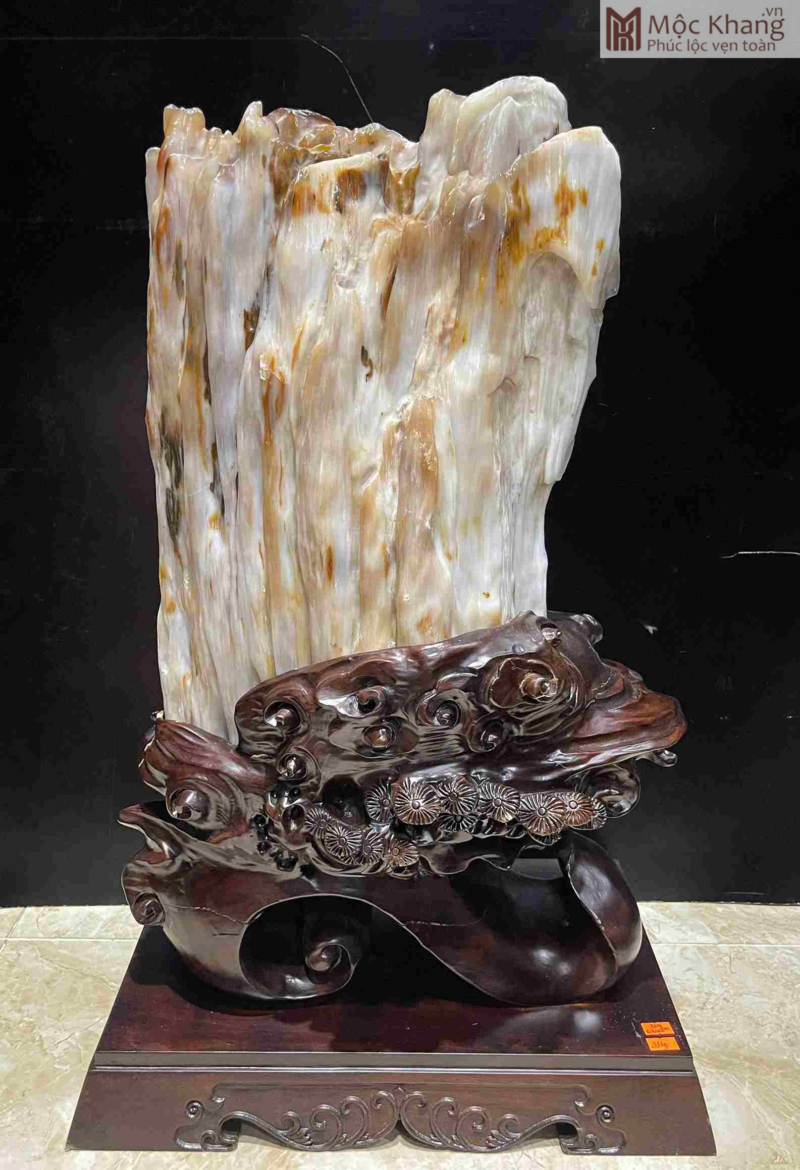 go-hoa-thach-cao-52cm (4) Gỗ Hóa Thạch Cao 52(cm)