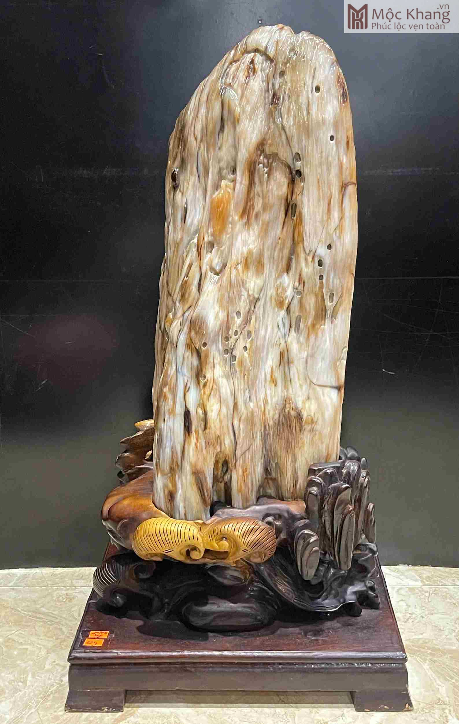 go-hoa-thach-cao-55cm (4) Gỗ Hóa Thạch Cao 55(cm)