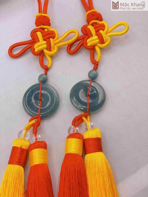 Khánh Treo Xe Điếu Bình An Lam Ngọc