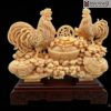 Kim Kê Tụ Bảo Ngọc Hoàng Long Ngang 108(cm)