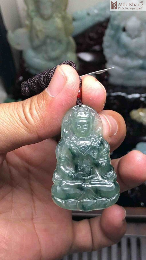 Mặt Dây Quan Âm Ngọc Cẩm Thạch Cao 44(mm)