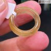 Nhẫn Thạch Anh Tóc Vàng Ni 15.7(mm)