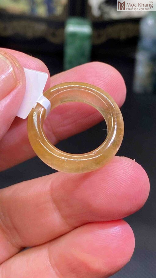 Nhẫn Thạch Anh Tóc Vàng Ni 15.7(mm)