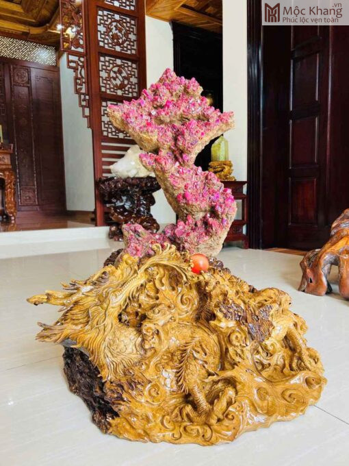 Tinh Thể Ruby Yên Bái Cao 80(cm)