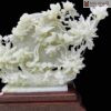 Tượng Phu Thê Viên Mãn Ngọc Onyx Xanh Ngang 67(cm)