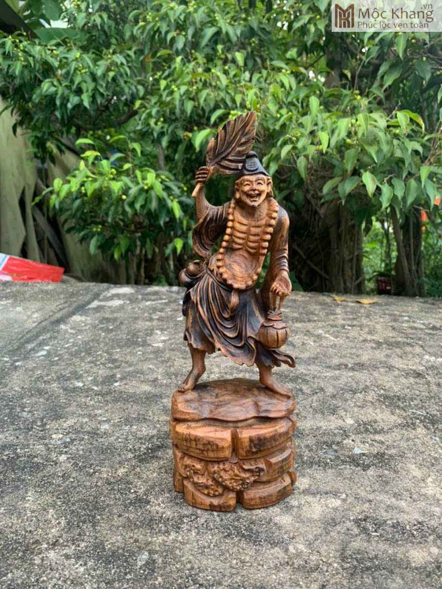 tuong-te-cong-go-bach-xanh-cao-20cm (2) Tượng Tế Công Gỗ Bách Xanh Cao 20(cm)