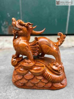 Tượng Tỳ Hưu Gỗ Hương Ngang 50(cm)
