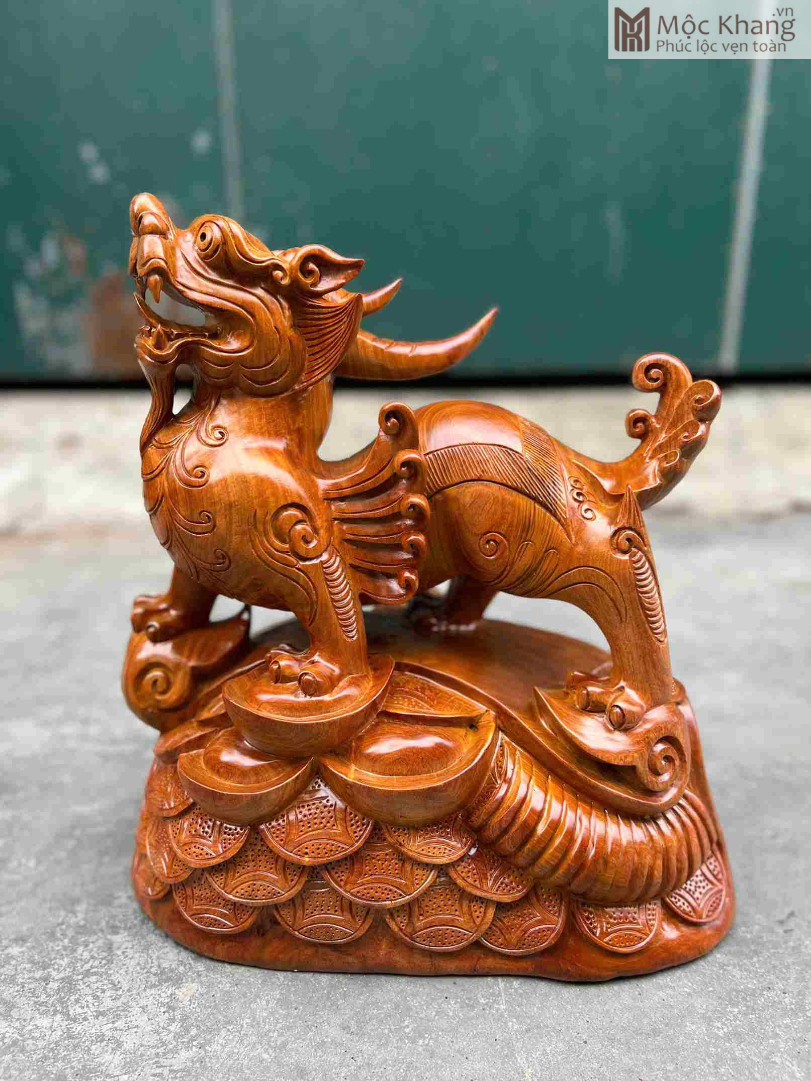 tuong-ty-huu-go-huong-ngang-50cm (2) Tượng Tỳ Hưu Gỗ Hương Ngang 50(cm)