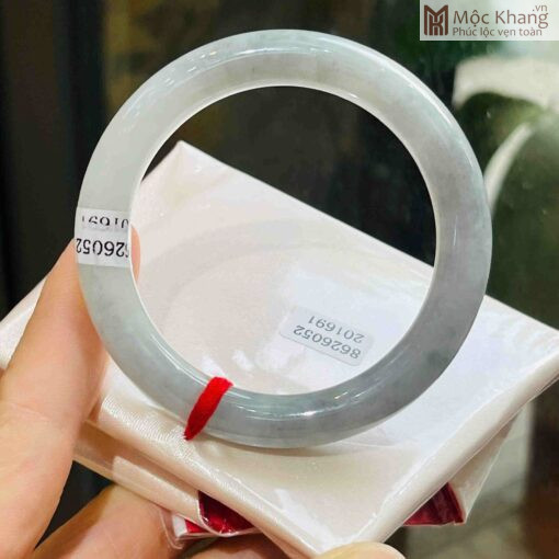 Vòng Bản Đũa Gà Đen Ngọc Cẩm Thạch Ni 50.7(mm)