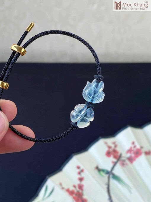 Vòng Cáp Đá Aqua Hồ Ly Mix Ngũ Điếu