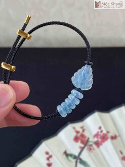 Vòng Cáp Đá Aqua Hồ Ly Mix Ngũ Điếu