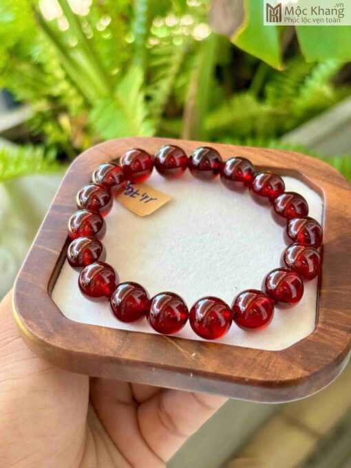 Vòng Garnet Ngọc Hồng Lựu Hạt 11.7(mm)