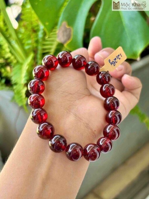 Vòng Garnet Ngọc Hồng Lựu Hạt 12.2(mm)