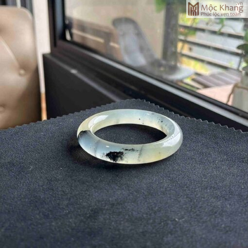 Vòng Ngọc Tụ Nham Thủy Mặc Ni 53.5(mm)