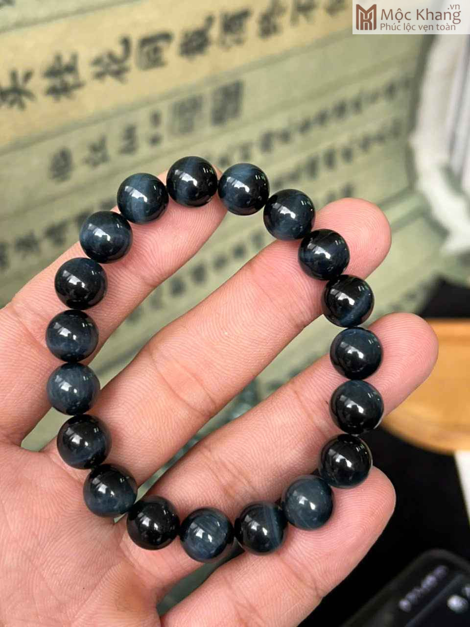 vong-tay-mat-ho-xanh-hat-10mm (1) Vòng Tay Mắt Hổ Xanh Hạt 10(mm)