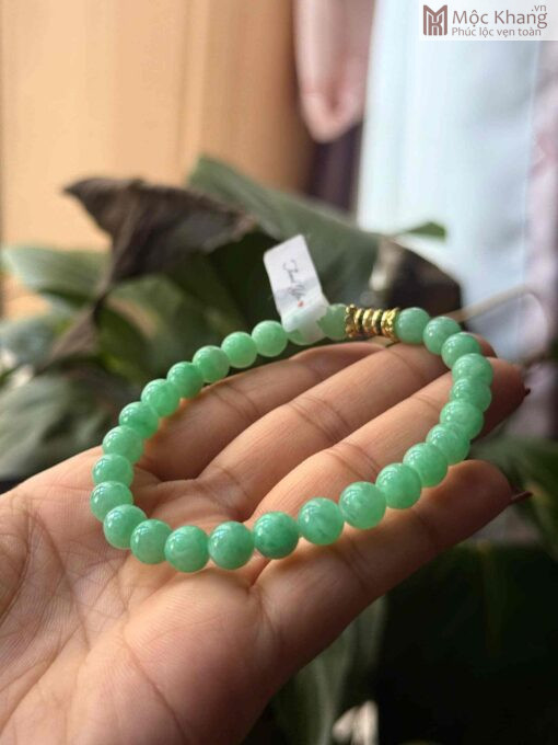 Vòng Tay Ngọc Cẩm Thạch Hạt 7.2(mm)