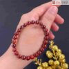 Vòng Thạch Anh Tóc Đỏ Hạt 7–7.2(mm)