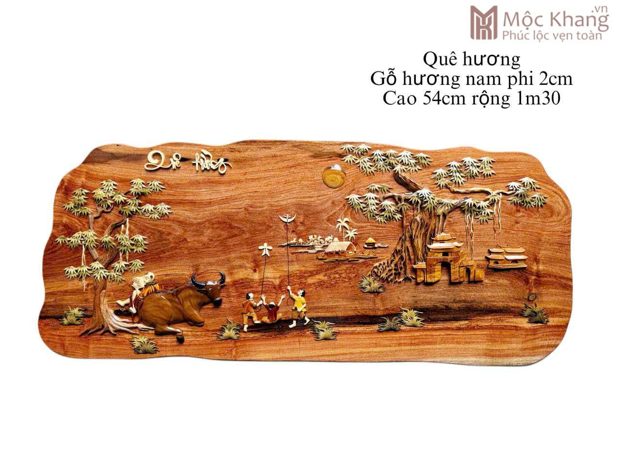Bộ 3 Tranh Gỗ Hương Gỗ Gõ (2) Bo 3 Tranh Go Huong Go Go 2